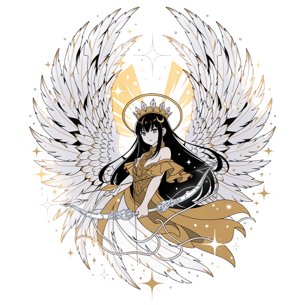 Anime T-Shirt – Divine Angel Seraph