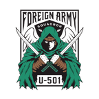 Anime T-Shirt – Foreign Army U-501 Warrior