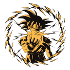 Anime T-Shirt – Golden Power Vortex