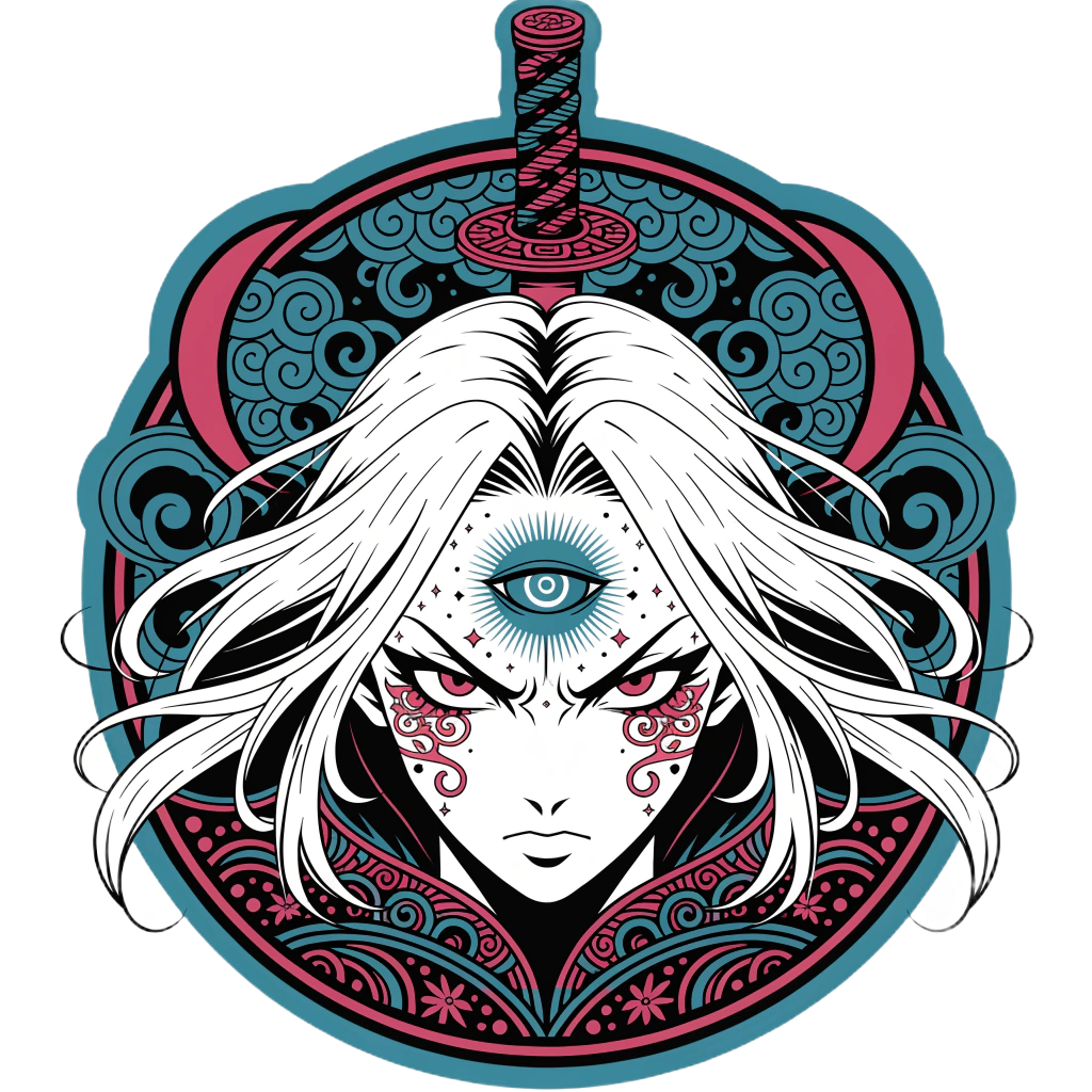 Anime T-Shirt – Mystic Blade Goddess
