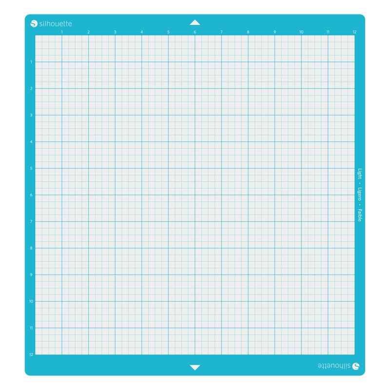 Silhouette Schneidematte leicht haftend 12" x 12" für präzises Schneiden und kreatives Basteln