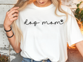 T-Shirt – „Dog Mom" mit Pfote
