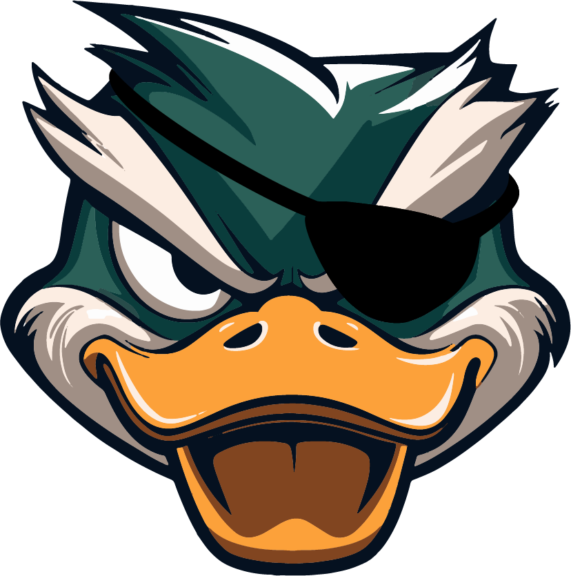 T-Shirt – Angry Duck Eyepatch