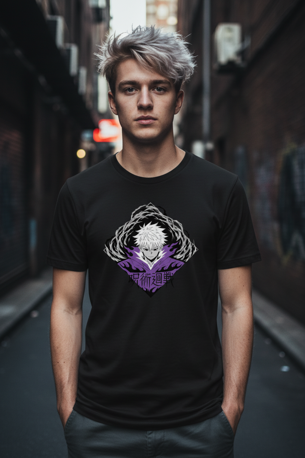 Anime Oversized T-Shirt – Dark Sorcerer