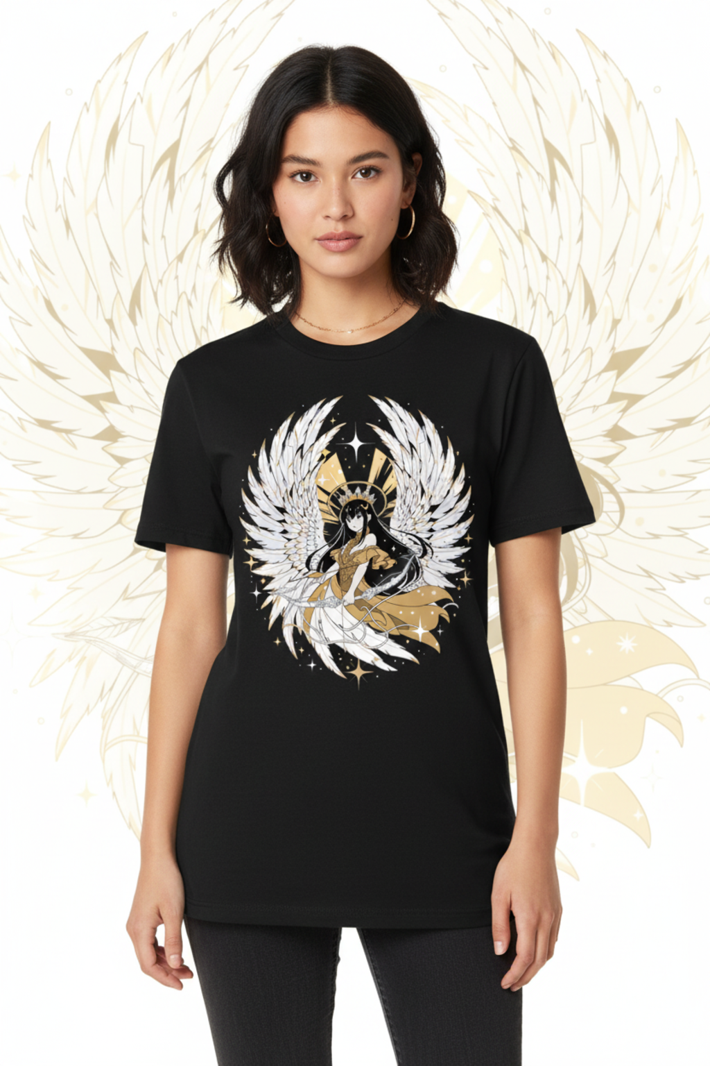 Anime T-Shirt – Divine Angel Seraph