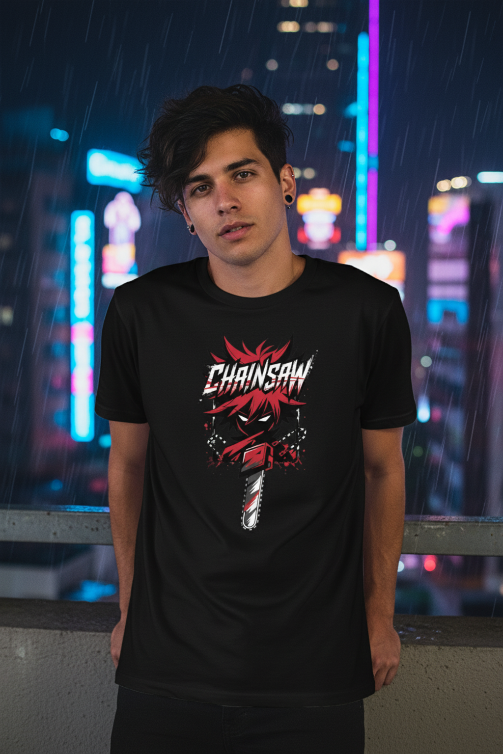 Anime T-Shirt – Chainsaw Demon