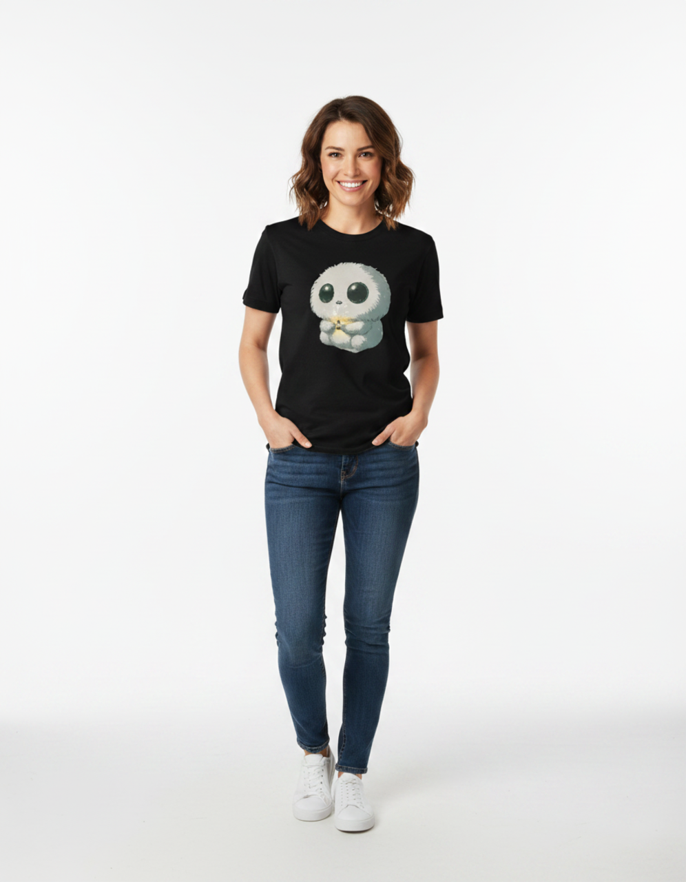 Anime T-Shirt – Fluffy Panda Spirit
